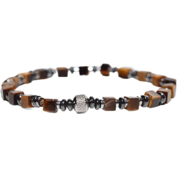 Luxury Natural Stone Bracelet Collection Handmade Unisex Gemstone Jewelry - Picture 1 of 9